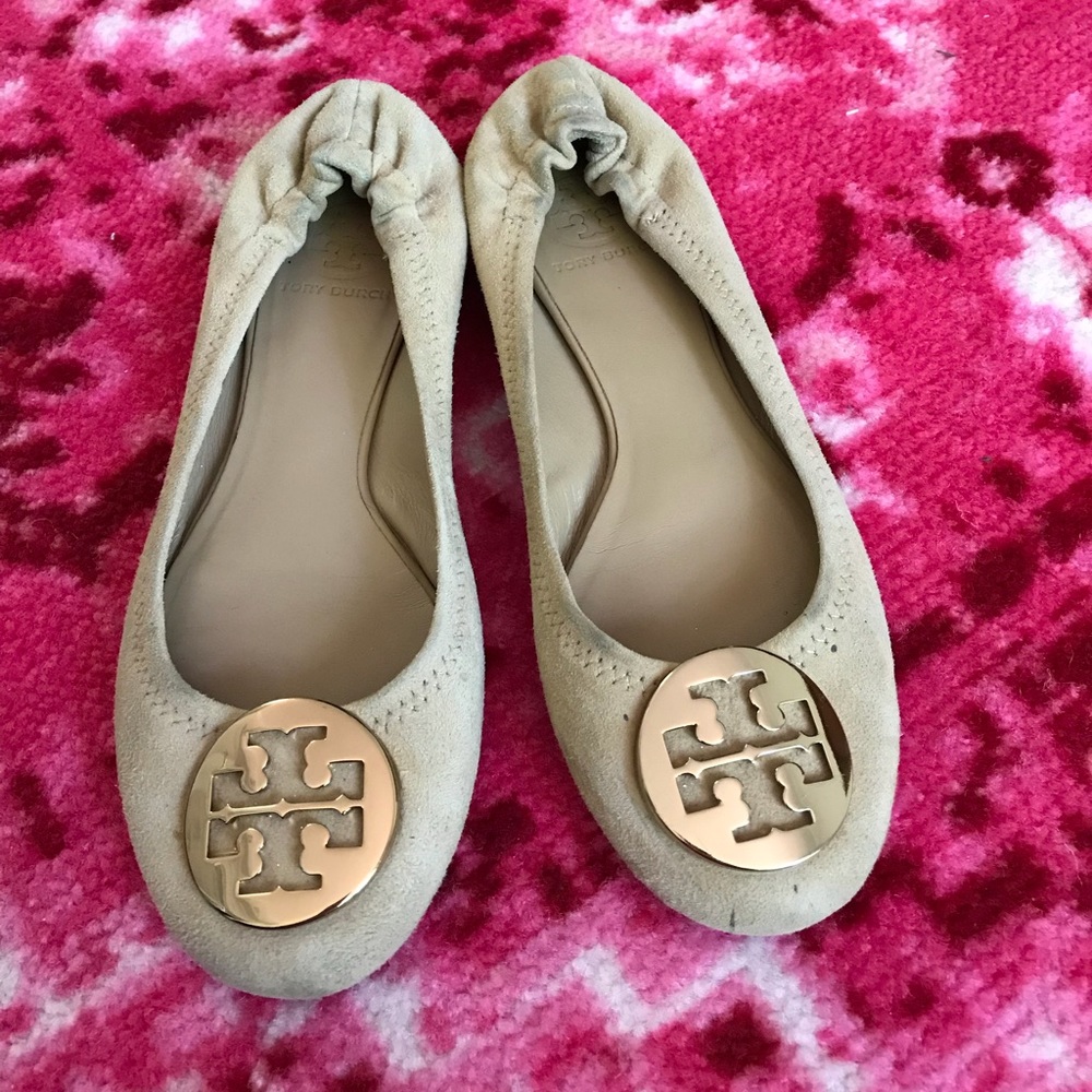 Tory Burch Suede Flats